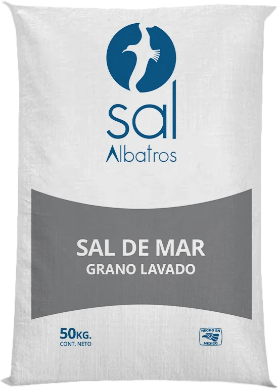 Empaque de Sal grano lavado Sal Albatros